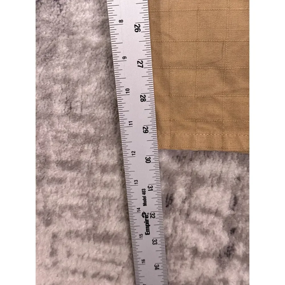 Foret Studio Sienna Work Wear Pants Small Mens Khaki Organic Cotton Ripstop